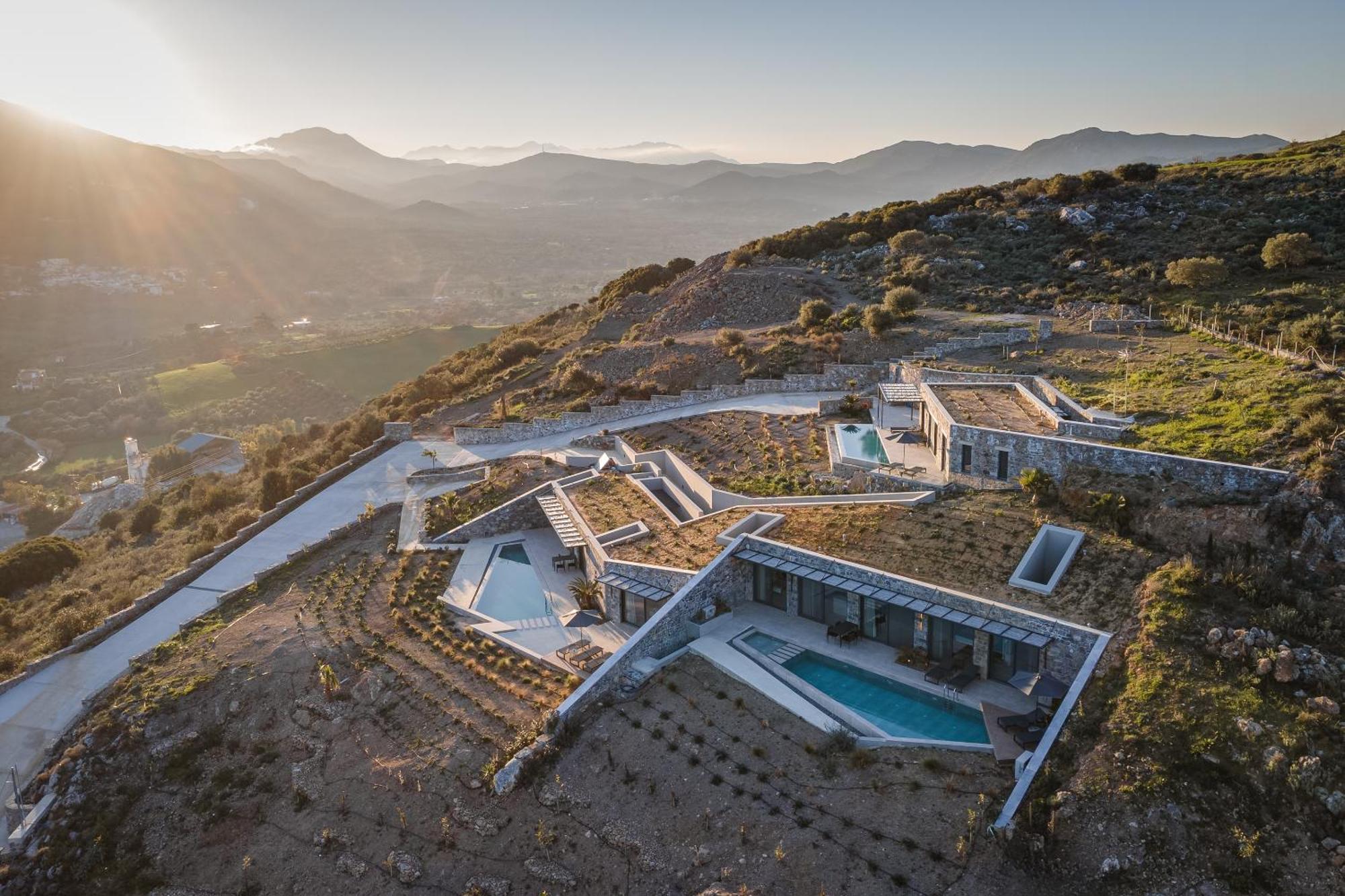 Neromai Cave Luxury Villas Koxare ภายนอก รูปภาพ