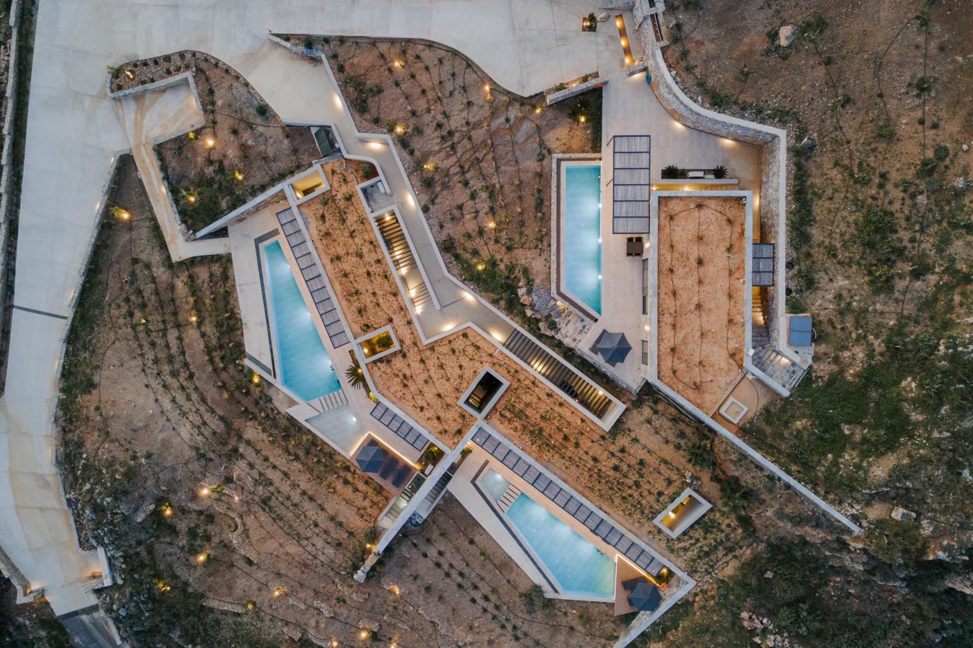 Neromai Cave Luxury Villas Koxare ภายนอก รูปภาพ