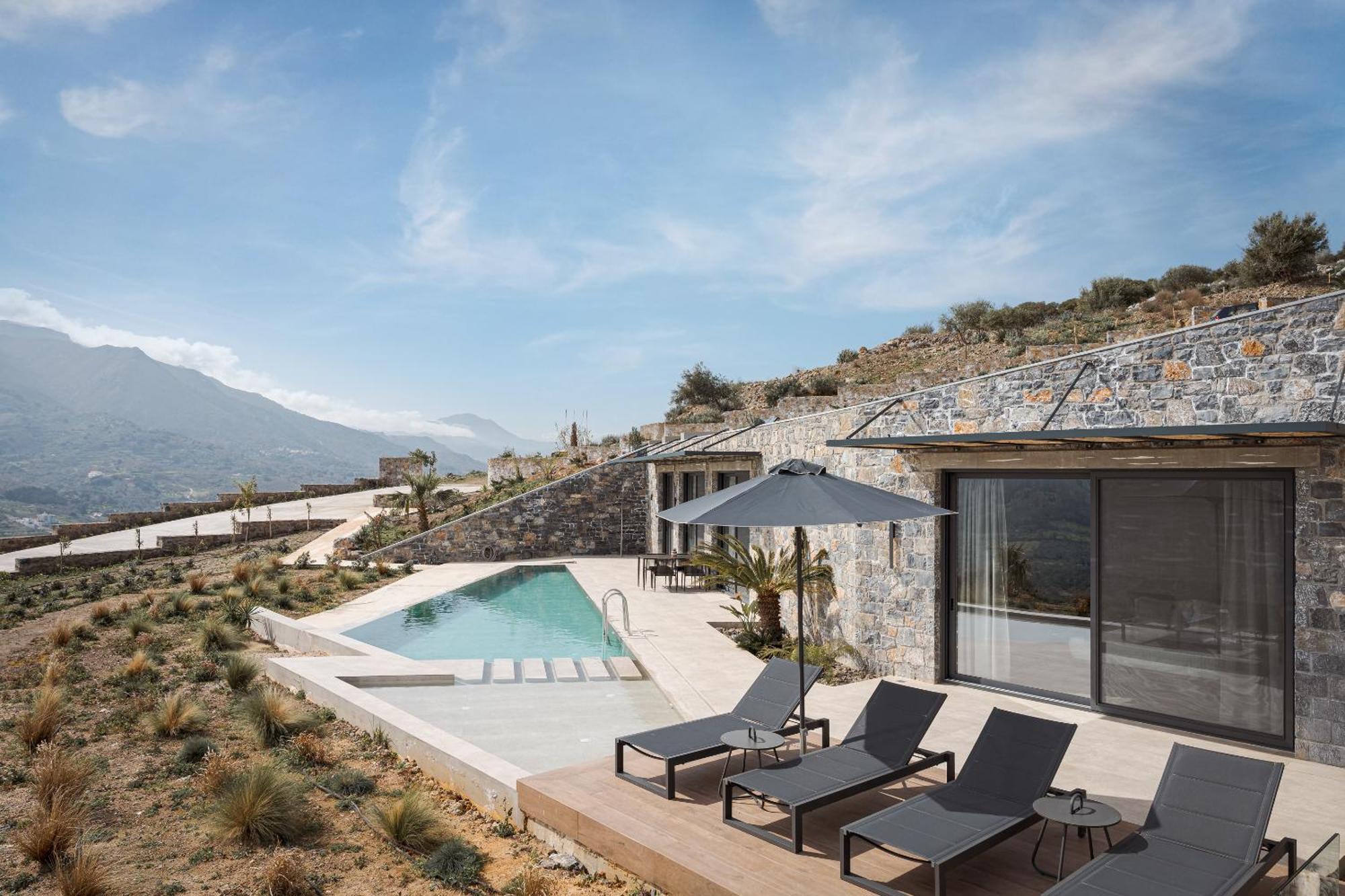 Neromai Cave Luxury Villas Koxare ภายนอก รูปภาพ