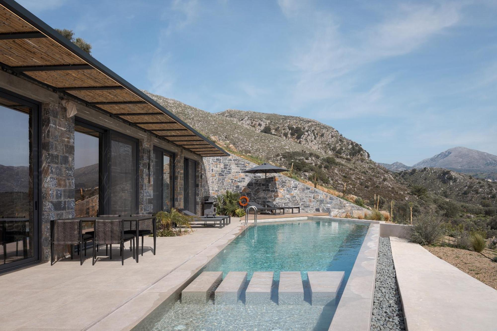 Neromai Cave Luxury Villas Koxare ภายนอก รูปภาพ